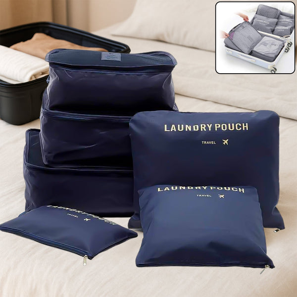 Cloth Organizer Pouch Laundry Zipper Bags (6 pcs)