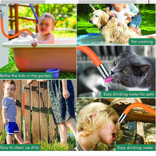 Flexible Water Tap Extender, 360° Bending Faucet Extension Tube with Connector (18cm)