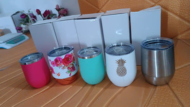 Stainless Steel Vacuum Insulated Mug with Lid, Tumbler (1 Pc / Mix Design & Color)