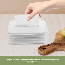 Simple Silicone Tissue Holder – Cube/Cylinder Tissue Box for Bathroom, Office, Car & Bedroom