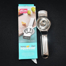 Supermom 2-in-1 Heavy Duty Stainless Steel Lemon Squeezer with Built-in Bottle Opener