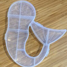 Mermaid Shape Plastic Storage Organizer Box (1 Pc)